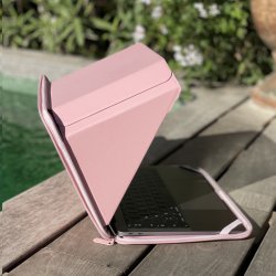 Sun Shade &amp; Privacy Sleeve/Bag Hemp MacBook 15-16'', Pink