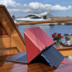 Sun Shade &amp; Privacy LUX Hood Stand Universal 12-14'', Red