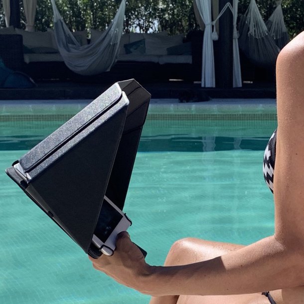 Sun Shade &amp; Privacy Cover iPad/Tablet 9,7''-11'', Black