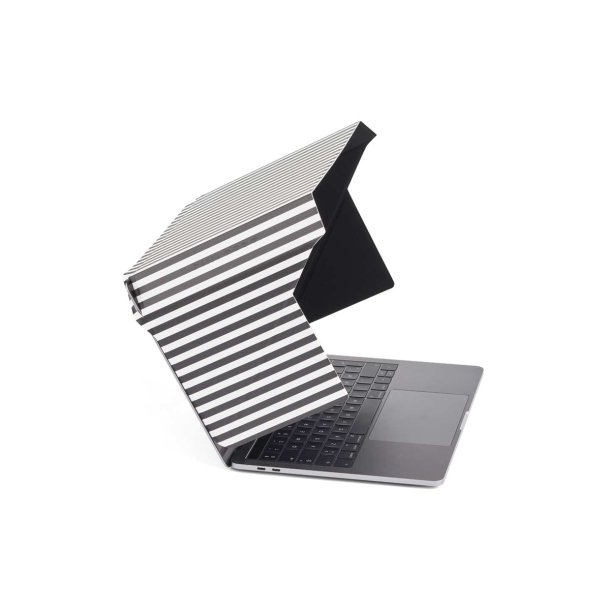 Sun Shade &amp; Privacy Hood Univrsl 12-14'' Ultra Slim, Striped