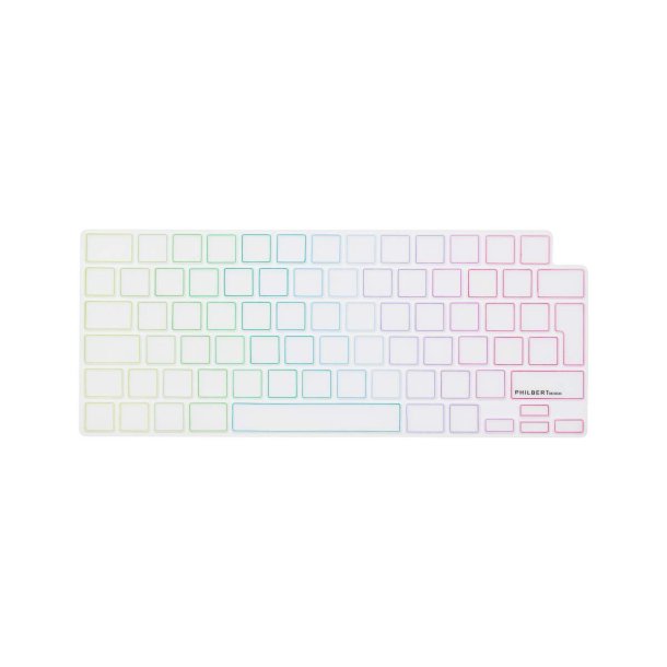 KB Cover MacBook Pro/Air 13-14-16 2021-2022 TRNSP/Rainbow