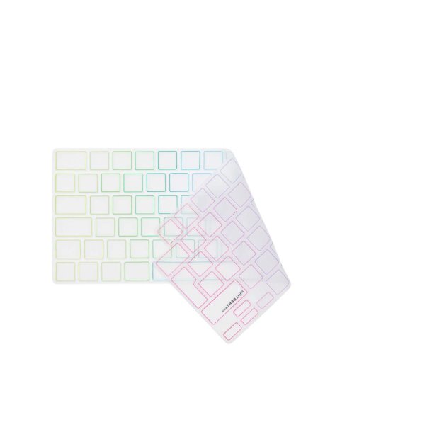 KB Cover MacBook Pro/Air 13-14-16 2021-2022 TRNSP/Rainbow