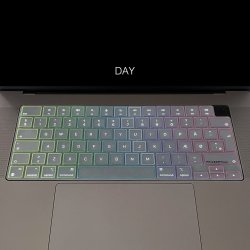 KB Cover MacBook Pro/Air 13-14-16 2021-2022 TRNSP/Rainbow