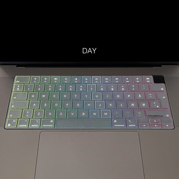 KB Cover MacBook Pro/Air 13-14-16 2021-2022 TRNSP/Rainbow