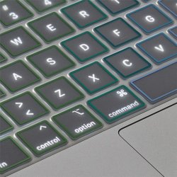 KB Cover MacBook Pro/Air 13-14-16 2021-2022 TRNSP/Rainbow