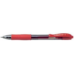 Gelpen m/klik G-2 0,7 r�d