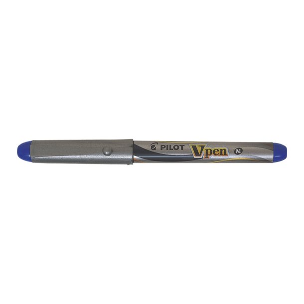 Fyldepen V-Pen Silver m/h�tte bl�