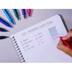 Frixion Clicker m/klik 0,7 lysebl