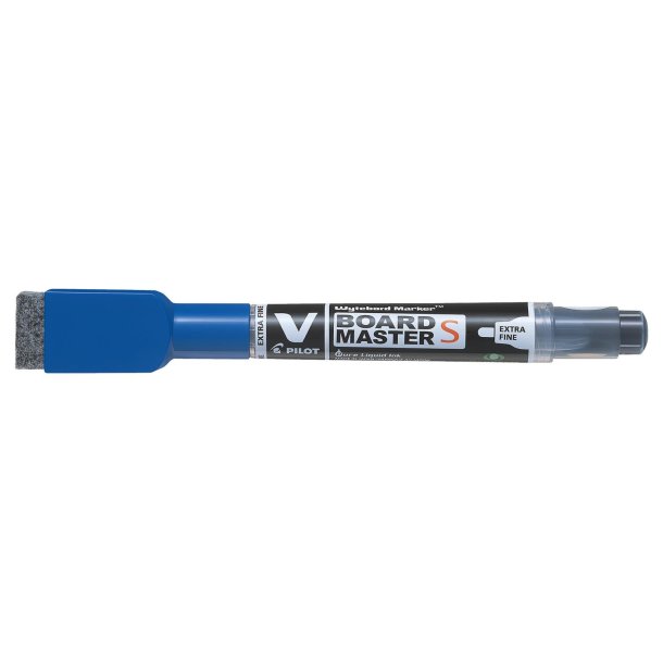  V Board Master Small EF bullet tip blue w/eraser and magnet