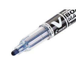  V Board Master Small EF bullet tip blue w/eraser and magnet