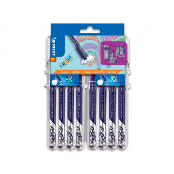 Frixion Fineliner Set2Go 1,3mm ass (8)