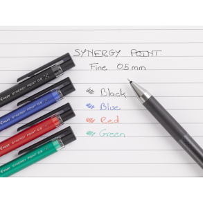 Gelpen m/klik Synergy Point 0,5 sort