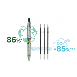 Kuglepen m/klik B2P Ecoball medium sort