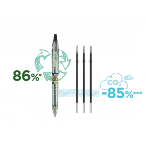 Kuglepen m/klik B2P Ecoball medium sort
