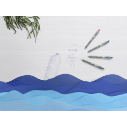 Kuglepen m/klik B2P Ecoball medium sort