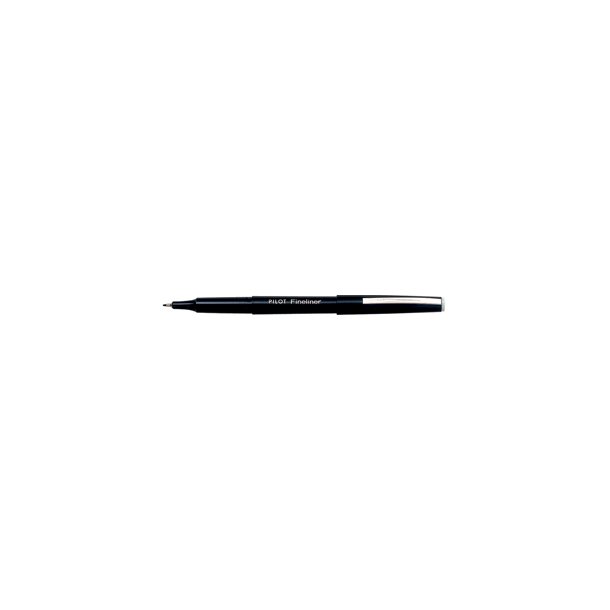 Filtpen m/h�tte Fineliner 1,2 sort