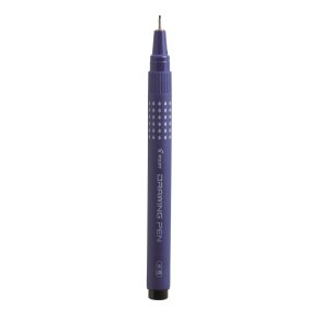 Filtpen m/h�tte Drawing Pen 0,3mm sort