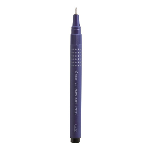 Filtpen m/h�tte Drawing Pen 0,3mm sort