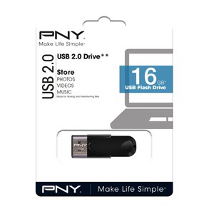 USB 2.0 Attache 4 16GB, Black