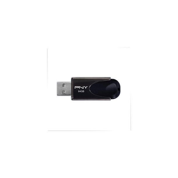 USB 2.0 Attache 4 64GB, Black