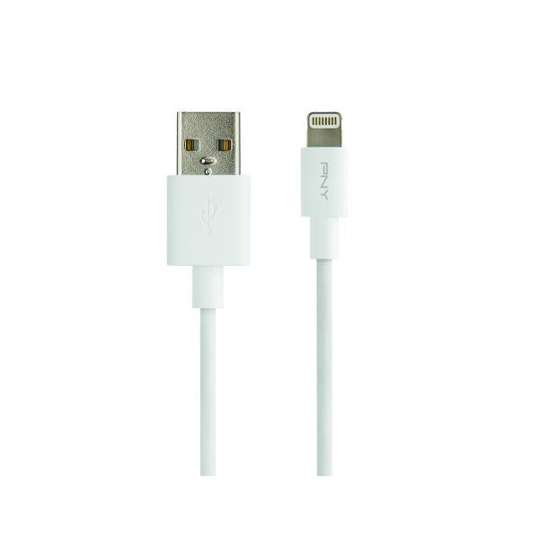 PNY USB-A to Lightning, White (3m)