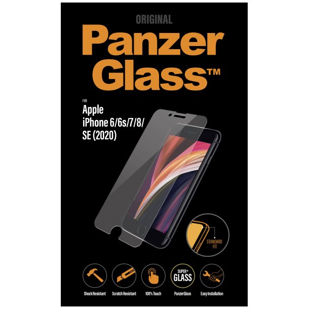 PanzerGlass iPhone SE (2020)/8/7/6, Clear