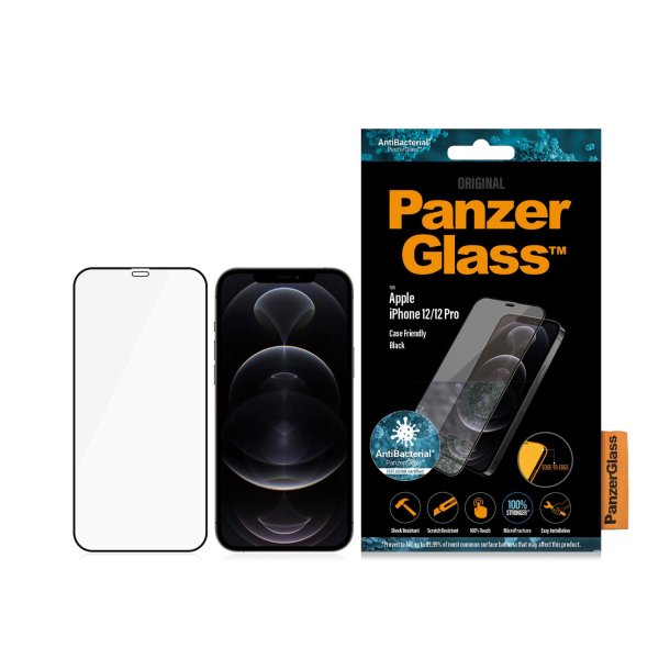 PanzerGlass iPhone 12/12 Pro (CF), Black (AB)