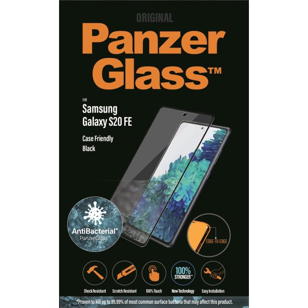PanzerGlass Samsung Galaxy S20 FE Case Friendly AB, Black