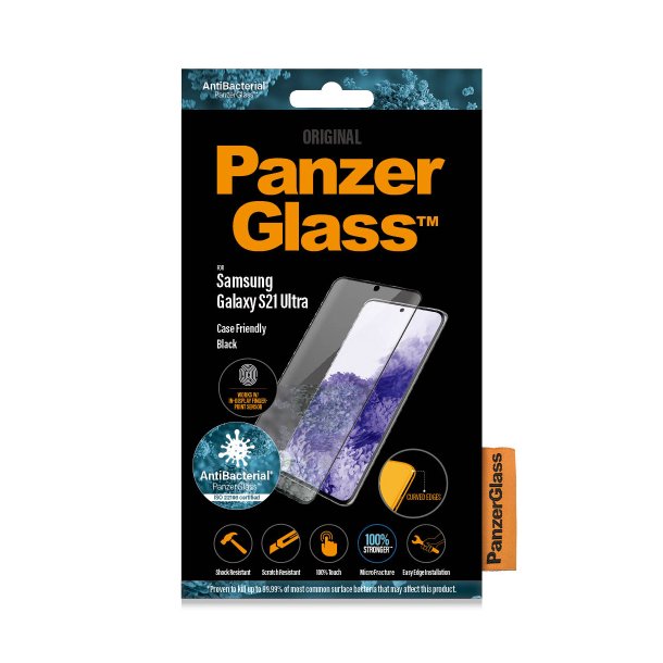 PanzerGlass Galaxy S21 Ultra FP (CF), Black AB