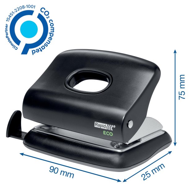 Hulapparat Eco 2-huls t/20ark sort