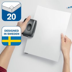 Hulapparat Eco 2-huls t/20ark sort