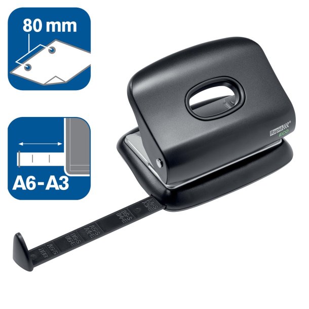 Hulapparat Eco 2-huls t/20ark sort