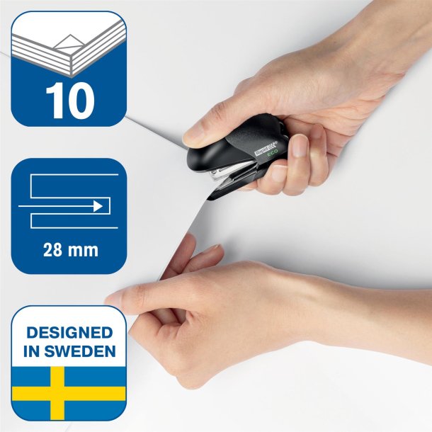 H�ftemaskine Eco t/10ark sort