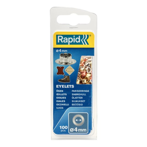 Pariserringe Rapid Ø4mm blister (100)