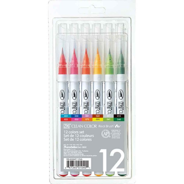 Zig Clean Color Pensel Pen St m. 12
