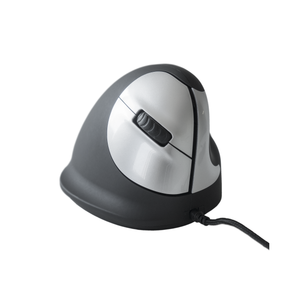 R-Go HE Mouse, Ergonomisk mus, Medium (165-195mm), H�jre, me