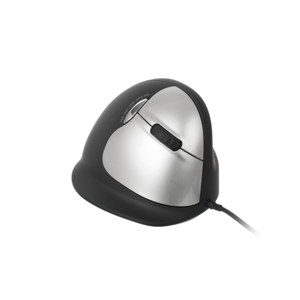 R-Go HE Mouse, Ergonomisk mus, Stor (over 185mm), H�jre, med