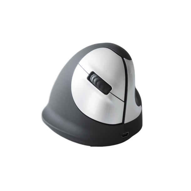 R-Go HE Mouse, Ergonomisk mus, Medium (165-195mm), H�jre, Tr