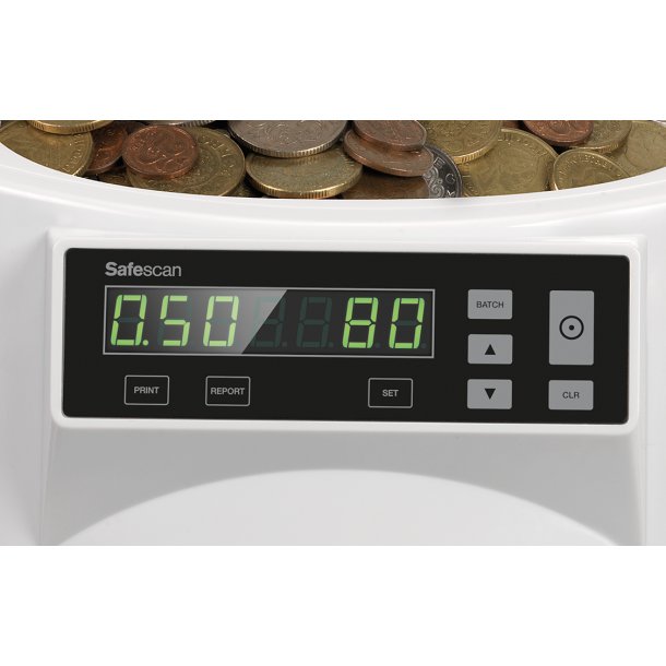 Safescan 1250 - Coin counter and sorter (DKK)
