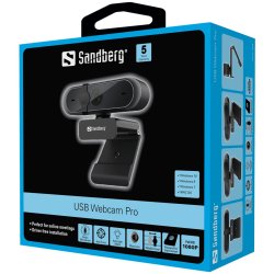 Sandberg USB Webcam Pro, Black