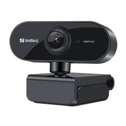 Sandberg USB Webcam Flex 1080P HD, Black