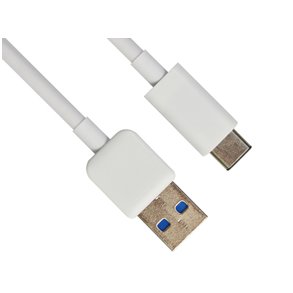 USB-C to USB-A 3.0 Cable, White (2m)
