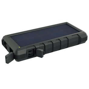 24.000 mAh Outdoor Solar PowerBank, Black