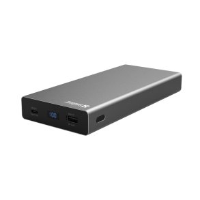 20.000 mAh PD 100W PowerBank USB-C, Alu
