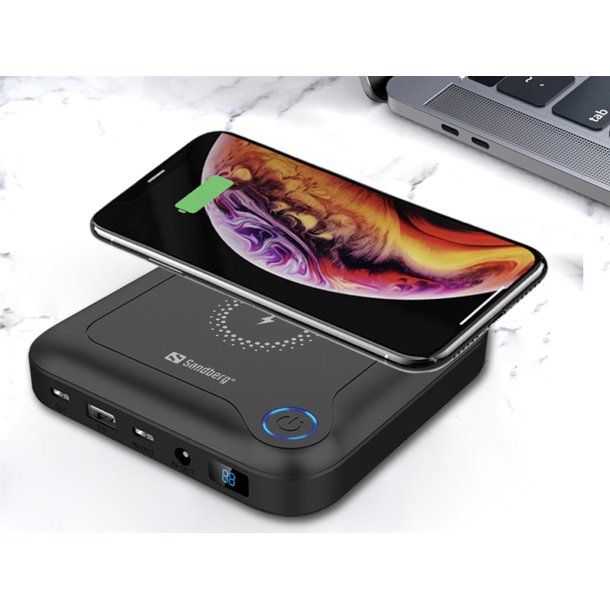 24.000 mAh All-in-1 Laptop PowerBank, Black