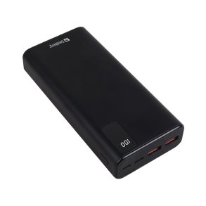 20.000 mAh PD 20W PowerBank USB-C, Black