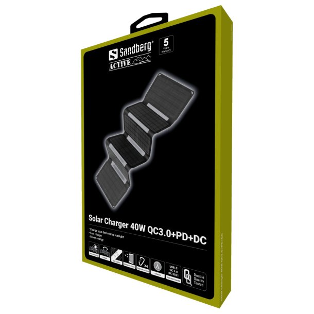 Sandberg Solar Charger 40W QC3.0+PD+DC