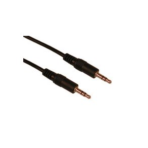 MiniJack m-m Cable, Black (2m)