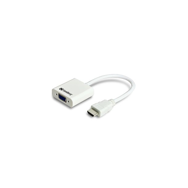 HDMI to VGA Converter, White