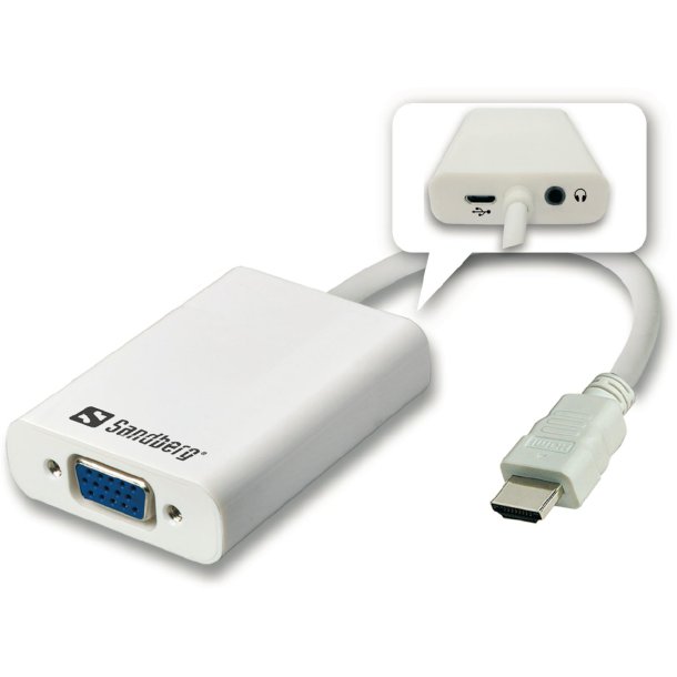 HDMI to VGA+Audio Converter